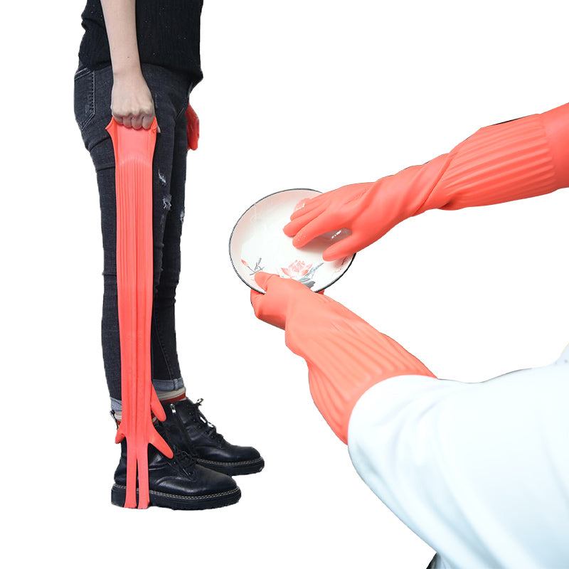 食品級天然ゴム手袋 ロングタイプ