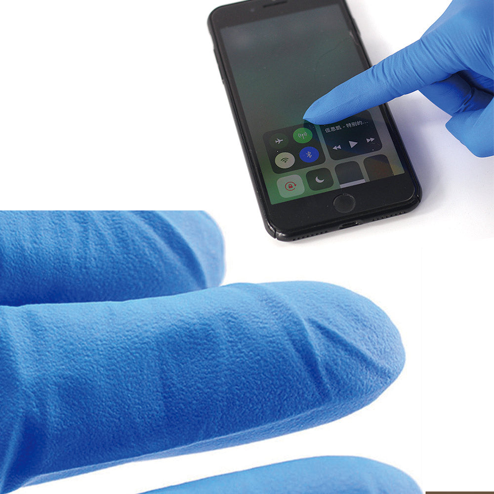 使い捨てニトリルゴム手袋(厚手)